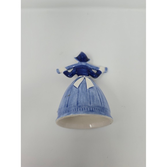 Vintage Delft Blue Milkmaid Figurine Hand Painted Holland Style ©1984 D.A.I.C - Picture 5 of 7